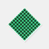 Green Black Houndstooth-controle Servet (Hoek)
