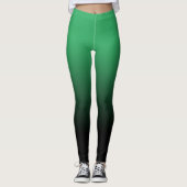Green Black Ombre Leggings (Voorkant)