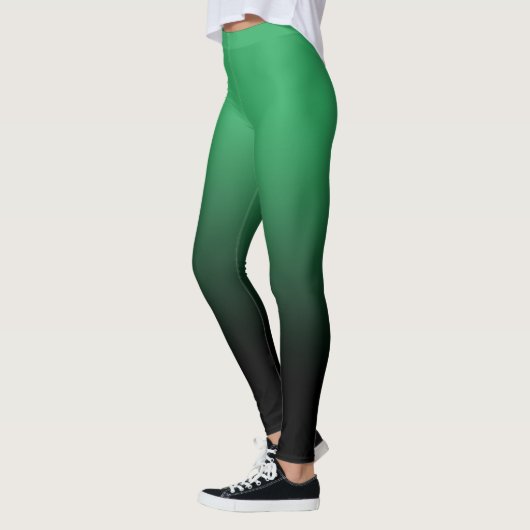 Green Black Ombre Leggings (Links)