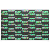 Green Black Retro Dump Trump Stof (Fat Quarter)