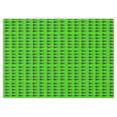 Green Black Trees Merry-kersttafelkleed Tafelkleed (Voorkant (Horizontaal))