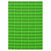 Green Black Trees Merry-kersttafelkleed Tafelkleed (Voorkant)