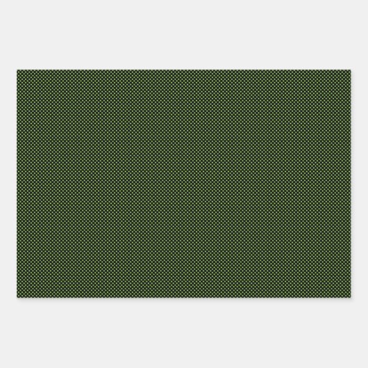 Green, Black & White Inpakpapier Vel (Voorkant 3)