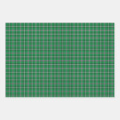 Green Black White Plaid Classic Inpakpapier Vel (Voorkant 2)