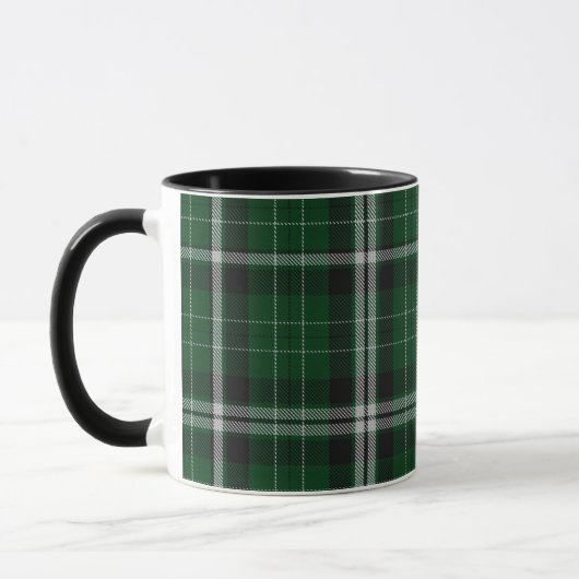 Green Black White Tartan Pset Mok (Links)