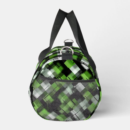 Green Black White Trendy Pattern Plunjezak (Rechts)