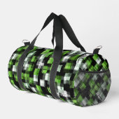 Green Black White Trendy Pattern Plunjezak (Rechterhoek)