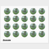Green Blarney Castle, Ierland Ronde Sticker (Vel)