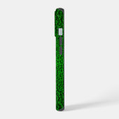Green Blobs iPhone 15 Case (Linkerkant)
