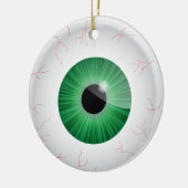 Green Bloodshot Eyeball Ornament (Links)