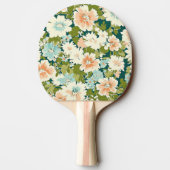Green Bloom Ping Pong Paddle Tafeltennisbatje (Achterkant)