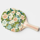 Green Bloom Ping Pong Paddle Tafeltennisbatje (Zijkant)
