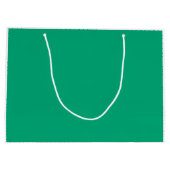 Green blue 20th anniversary name date orange groot cadeauzakje (Achterkant)