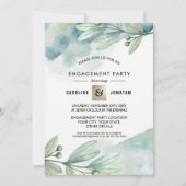 Green | Blue Berry Branch Verlovingsgroep Kaart (Voorkant)