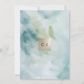 Green | Blue Berry Branch Verlovingsgroep Kaart (Achterkant)