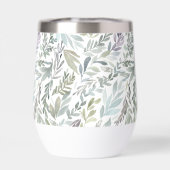 Green Blue Botanical Watercolor (Achterkant)