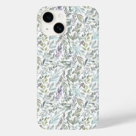 Green Blue Botanical Watercolor Case-Mate iPhone 14 Hoesje