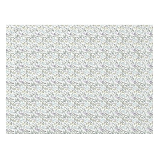 Green Blue Botanical Watercolor Tafelkleed (Voorkant (Horizontaal))