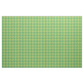 Green Blue Checker Abstract Pattern Stof (Yard (91,4 cm))