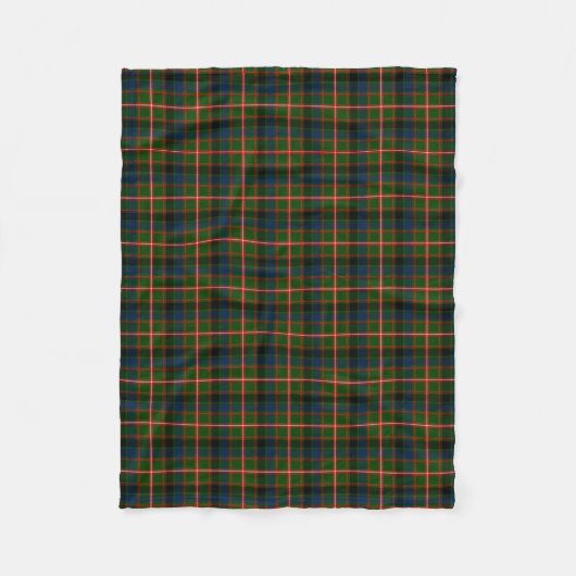 Green, Blue en Red Reid Clan Tartan Fleece Deken (Voorkant)