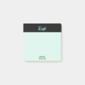 *~* Green Blue en Turquoise Reiki Iridescent Post-it® Notes (Voorkant)