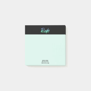 *~* Green Blue en Turquoise Reiki Iridescent Post-it® Notes