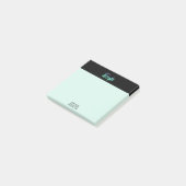 *~* Green Blue en Turquoise Reiki Iridescent Post-it® Notes (Schuin)