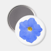 Green Blue en Yellow Petunia Magnet (Voorkant / Achterkant)