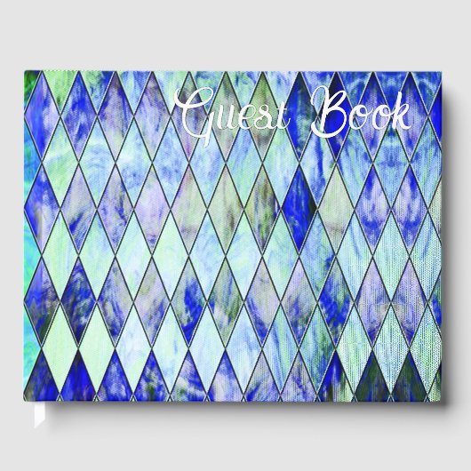 Green & Blue Gastenboek (Voorkant)