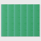 Green Blue Geometric Stripe Pattern Holiday Cadeaupapier (Vlak)