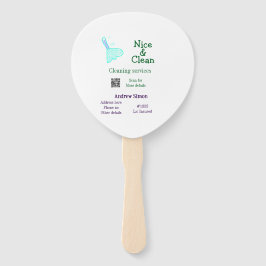 Green blue gitter clean mop add name address q r b handwaaier