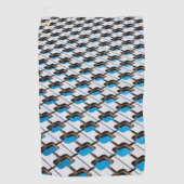 Green Blue Golf Towel #1 Pap Golfhanddoek (Voorkant)