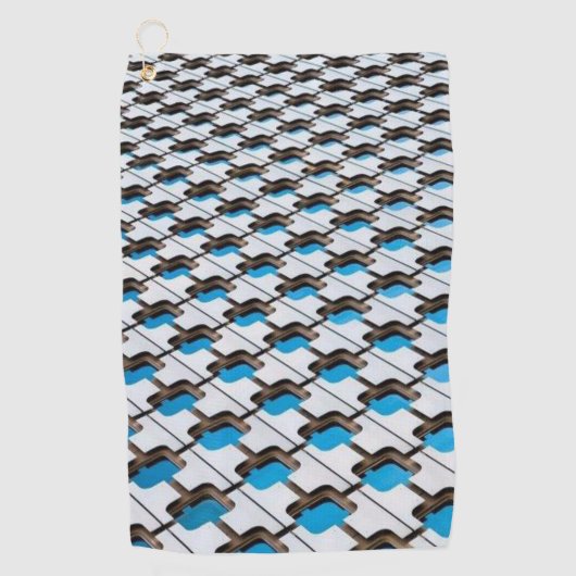 Green Blue Golf Towel #1 Pap Golfhanddoek (Voorkant)