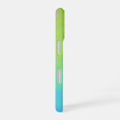 Green Blue Gradient Minimal iPhone 16 Hoesje (Rechterkant)