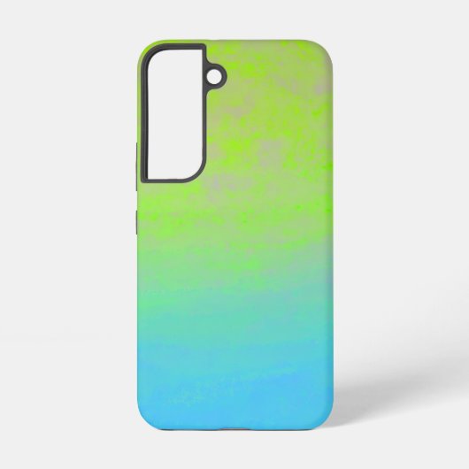 Green Blue Gradient Minimal Samsung Galaxy Hoesje (Achterkant)