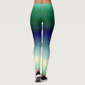 Green Blue Ombre Leggings (Achterkant)