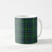 Green Blue Orange Plaid Tartan Koffiemok (Voorkant rechts)