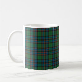 Green Blue Orange Plaid Tartan Koffiemok