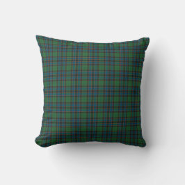 Green Blue Orange Plaid Tartan Kussen