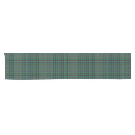 Green Blue Orange Plaid Tartan Table Runner Korte Tafelloper (Horizontaal)