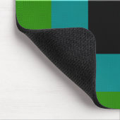 Green/Blue Pset Mousepad Muismat (Hoek)