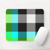 Green/Blue Pset Mousepad Muismat (Met muis)