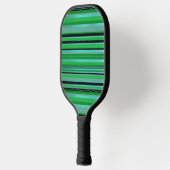 Green Blue Stripes Design Pickleball Paddle (Links)