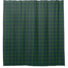 Green Blue Tartan Plaid Shower Curtain Douchegordijn