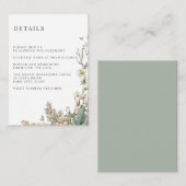 Green Bluebells BRUILOFT Hotel detail Accommodatie Informatiekaartje (Voorkant / Achterkant)