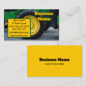 Green Boerderij Tractor Visitekaartje (Voorkant / Achterkant)