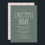 Green Boho Polka Dot Kerstmis Kaart<br><div class="desc">Deze groene boho polka stip-kerstdiner is perfect voor je moderne bohemische boerderijdiner. Het klassieke, maar delicate lettertype biedt een , stijlvolle en eenvoudige look. De polka stippen komen in de aardtoon van rood, sage groen, wazige roze, terracotta, roest, en bruin. Het ontwerp is uitstekend voor uw natuurlijke leuke en casual...</div>