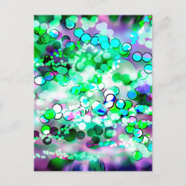 Green Bokeh 92015 Remix Briefkaart