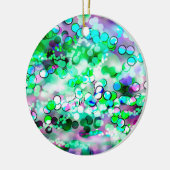 Green Bokeh 92015 Remix Ornament (Links)