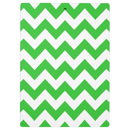Green Bold Chevron Klembord (Achterkant)